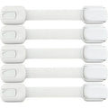 10-Pack Baby Safety Strap Locks for Cabinets, Drawers & Fridge Child Safety Locks QXL B257 5PC