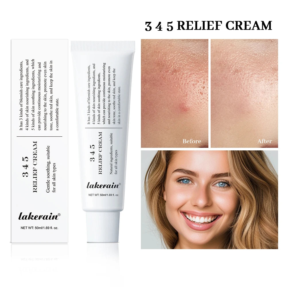 345 Relief Antioxidant Brightening Face Cream 50ml | Lakerain Brightening Face Cream QXL