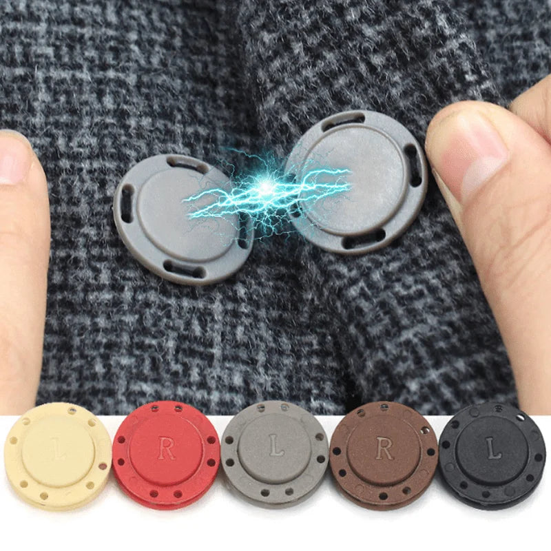 Invisible Magnetic Snap Buttons for Sewing | Concealed Clasp Magnetic Sewing Button QXL