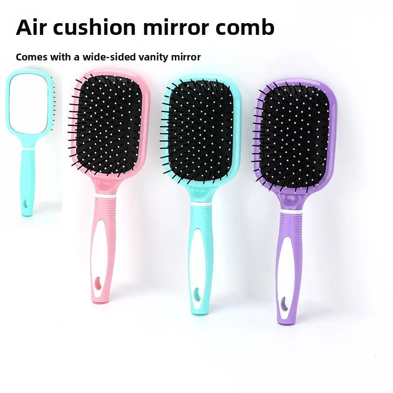 Square Barrel Curling Brush, Scalp Massage Comb & Styling Set Hair Brush & Comb Set QXL