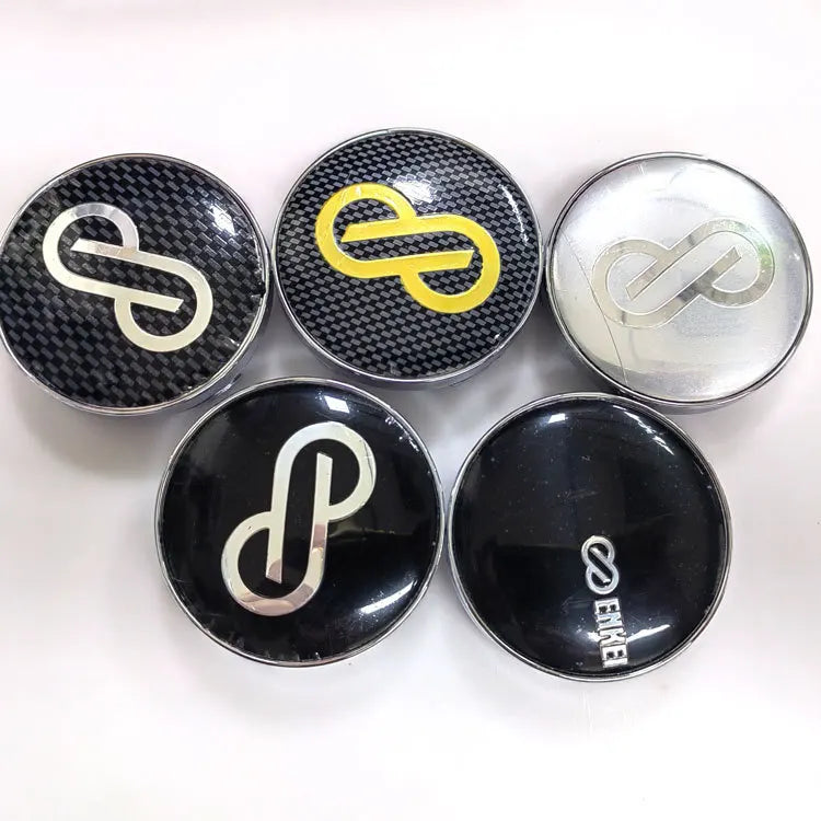 4-Pack 60mm Enkei Racing Wheel Center Cap Stickers Wheel Center Cap Sticker QXL