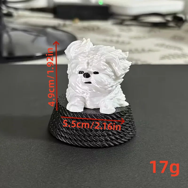 Minimalist Sketch-Style Puppy Statue | Unique Desk Decor Art Decorative Figurine QXL 1pc