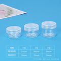 10-Pack Empty Cosmetic Jars 10g/15g/20g | Lip Balm & Cream Pots Cosmetic Sample Jars QXL 20g Translucent. PP