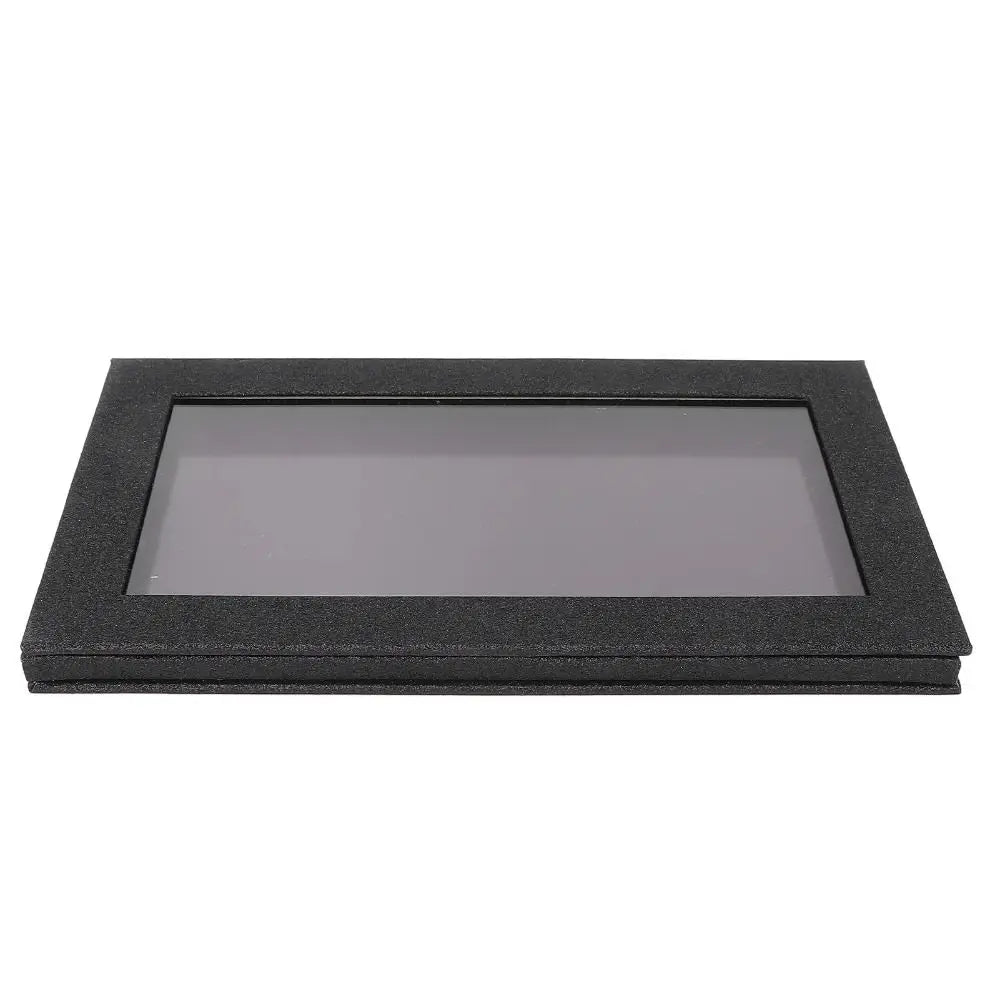 Large Magnetic Empty Eyeshadow Palette – Clear Lid DIY Storage Makeup Palette Organizer QXL