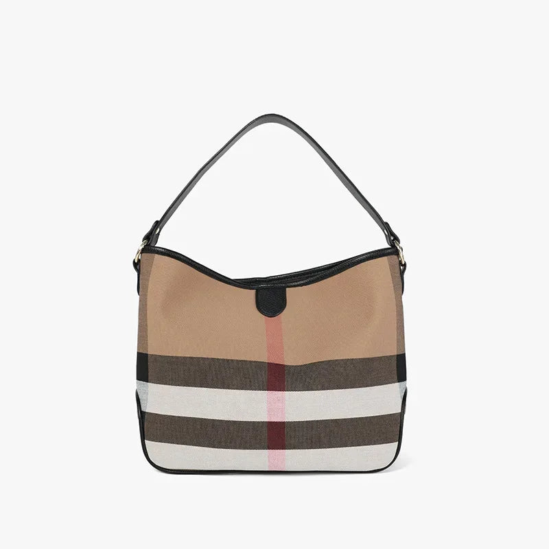 Plaid Large Capacity Shoulder Bag | Women's Classic Tote Shoulder Tote Bag QXL