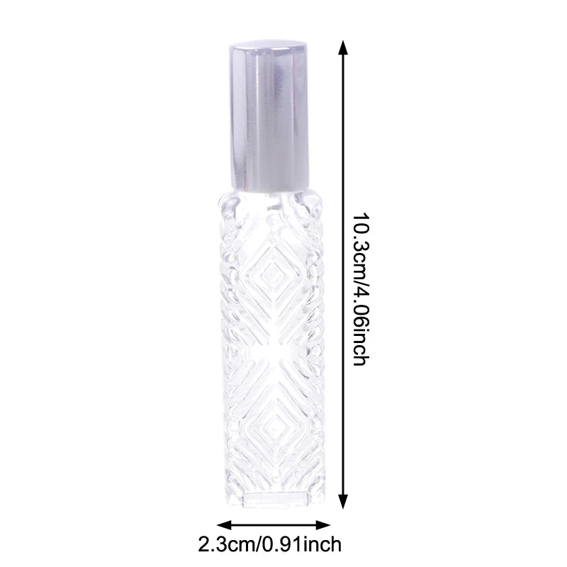 12ml Glass Perfume Spray Bottle | Aluminum Mist Sprayer Travel Perfume Atomizer QXL