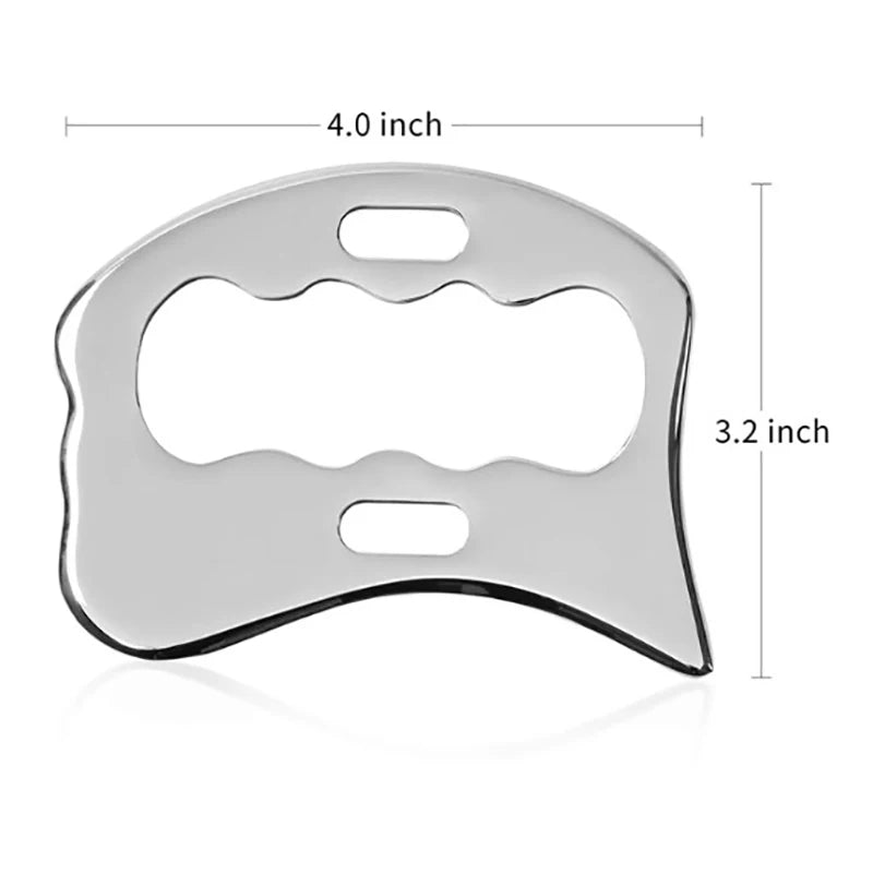 Stainless Steel Gua Sha Scraper | Body & Muscle Massager Gua Sha Scraper QXL