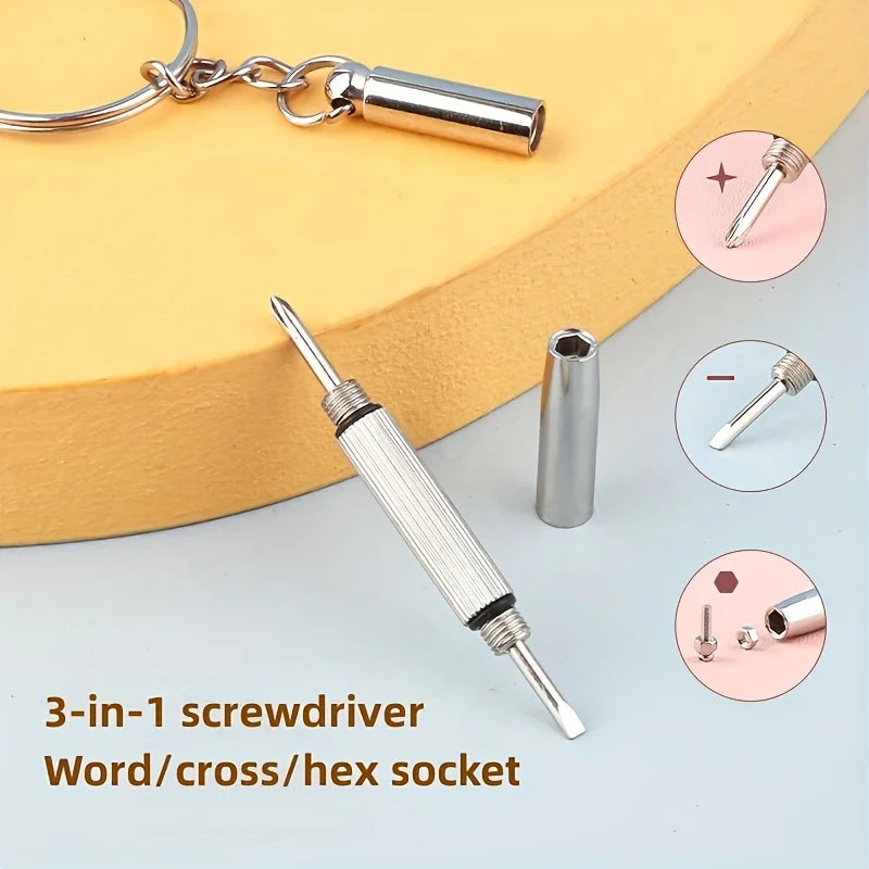 3-in-1 Mini Screwdriver | Glasses & Computer Repair Tool Precision Screwdriver Set QXL