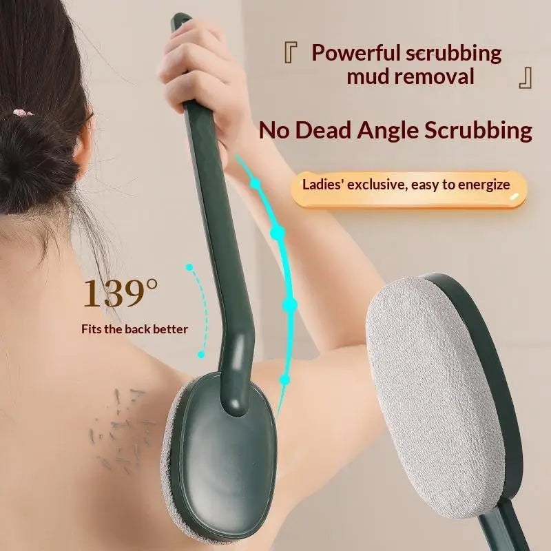 Long Handle Exfoliating Bath Brush & Back Scrubber Bath Scrubber Brush QXL