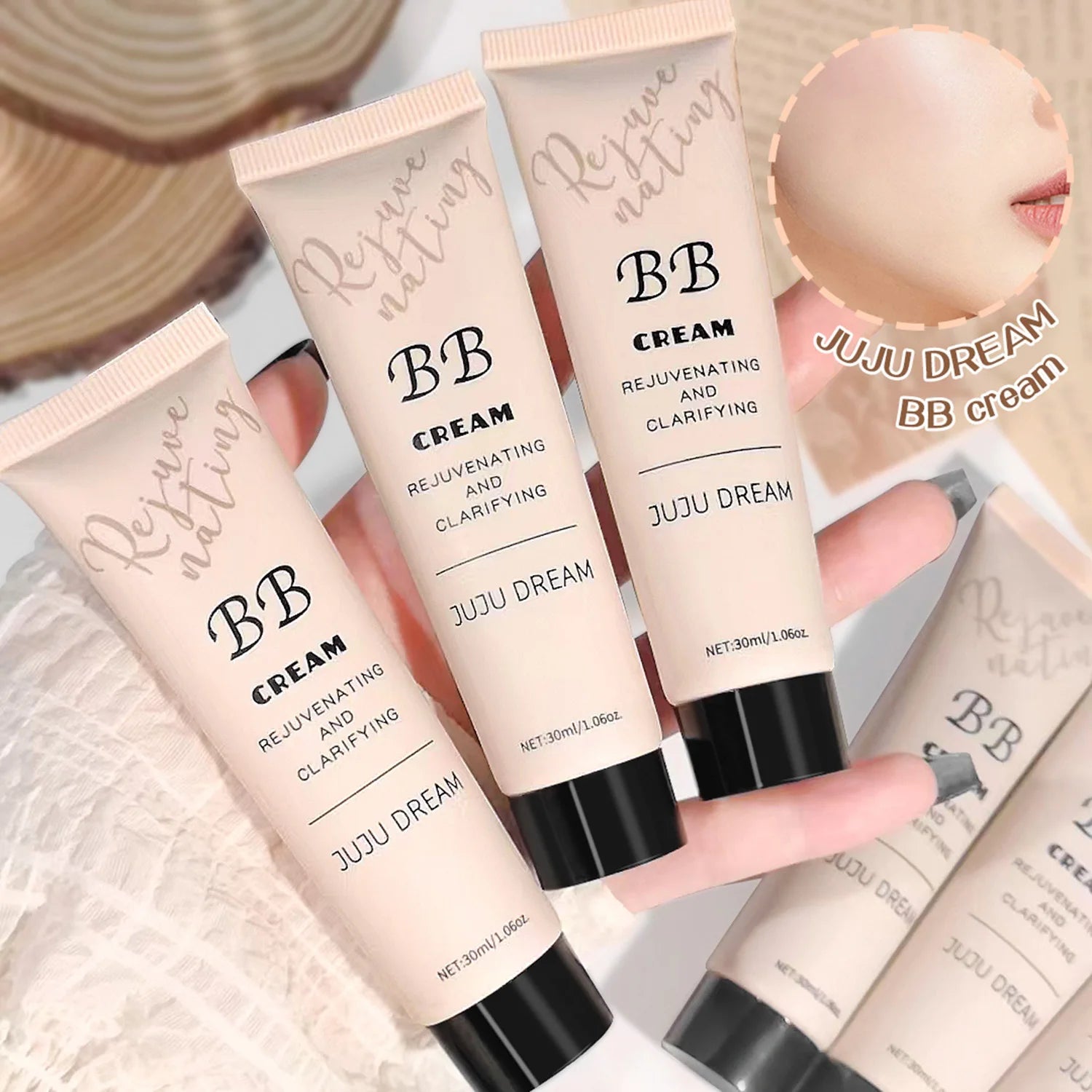 Moisturizing Liquid Foundation BB Cream | Oil Control Waterproof Liquid Foundation BB Cream QXL