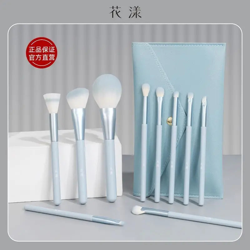 10-Pc Flower Makeup Brush Set | Soft Wool Fiber Bristles Makeup Brush Set QXL