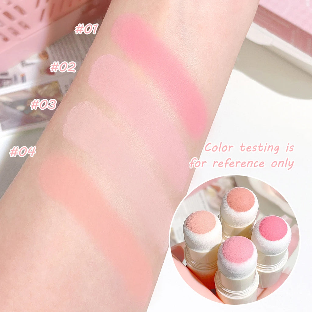 HISYI Cloud Velvet Blush Stick | Dual-Use Lips & Cheeks Cream Blush Stick QXL
