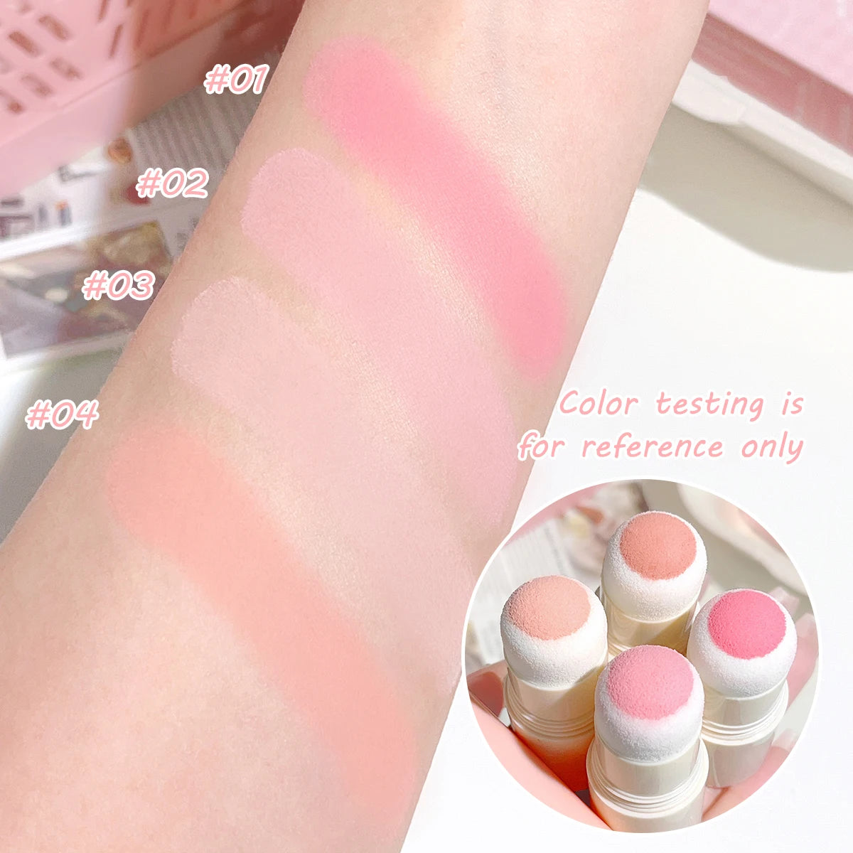 HISYI Cloud Velvet Blush Stick | Dual-Use Lips & Cheeks Cream Blush Stick QXL