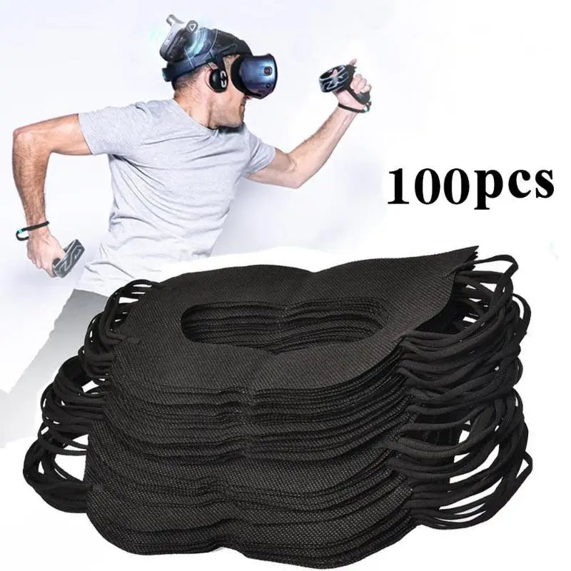 100-Pack Disposable Eye Mask Sweat Guards for VR Headsets Disposable Sweat Guard QXL Default Title