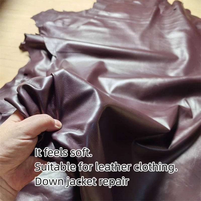 Whole Sheepskin First Layer Leather 0.5/0.6mm DIY Fabric Leather Craft Fabric QXL