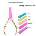 2-Pack Silicone Nipper Covers for Cuticle Scissors & Nippers Nail Tool Protector QXL 2