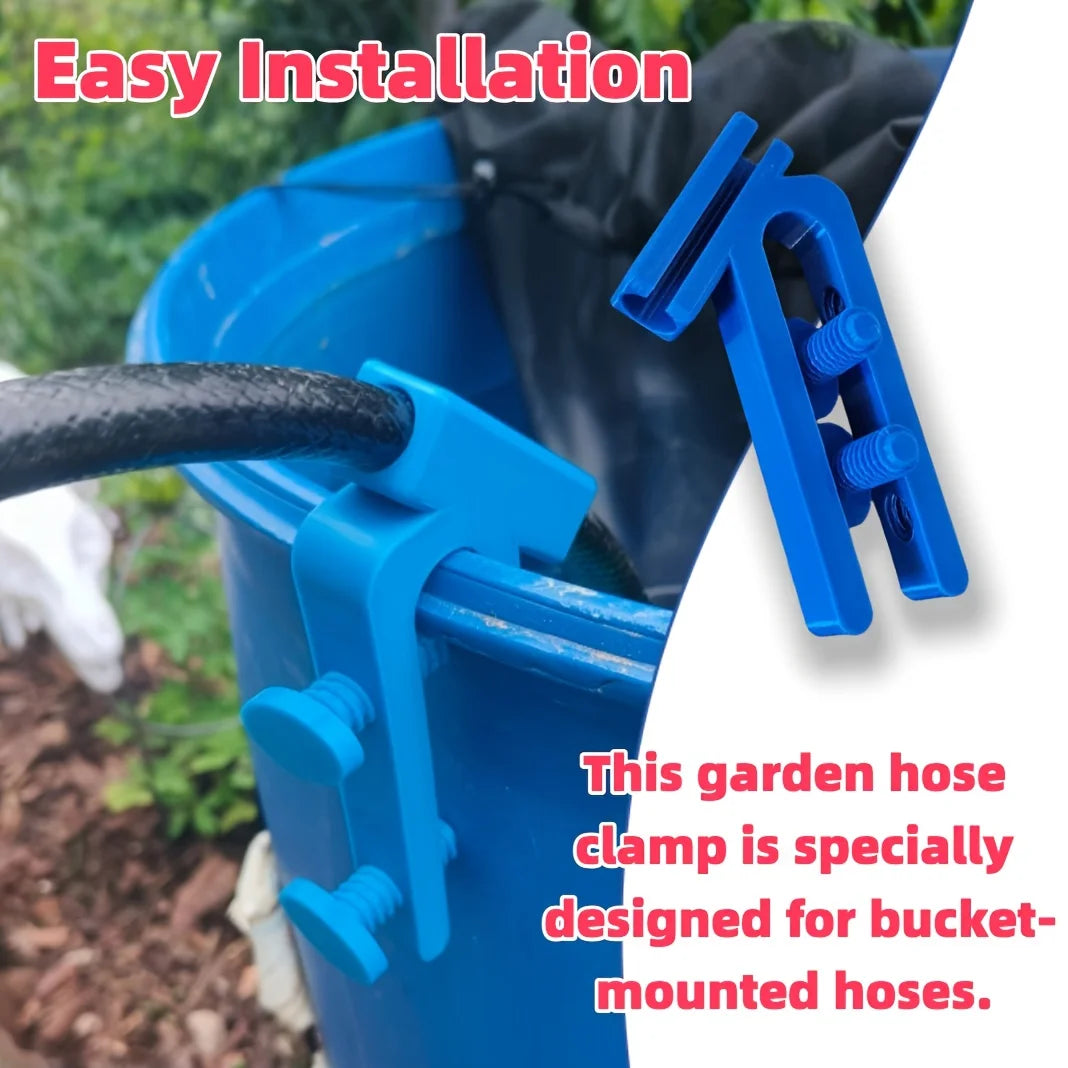 Garden Hose Bucket Clip | Hands-Free Watering Fixing Tool Garden Hose Clip QXL