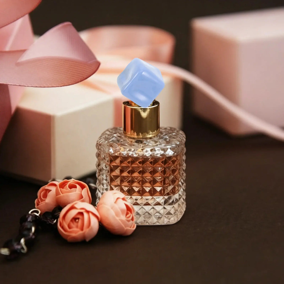 8-Pack Glossy Colorful Perfume Bottle Caps | Irregular Shape Lids Perfume Bottle Caps QXL