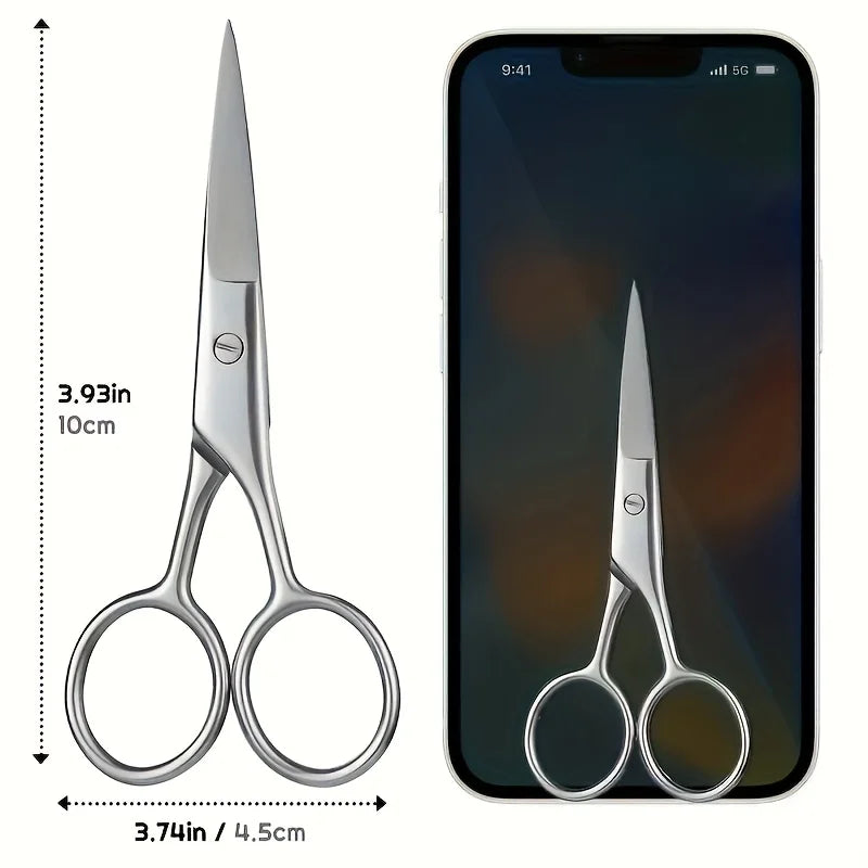 Stainless Steel Grooming Scissors – Eyebrow, Nose & Nail Grooming Scissors QXL