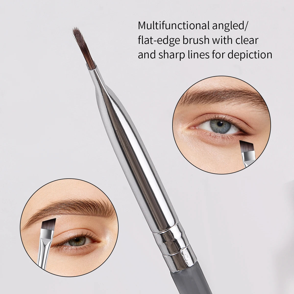 KOSSHOW 6-Pc Precision Eyebrow & Eyeliner Brush Set Eyebrow Brush Set QXL