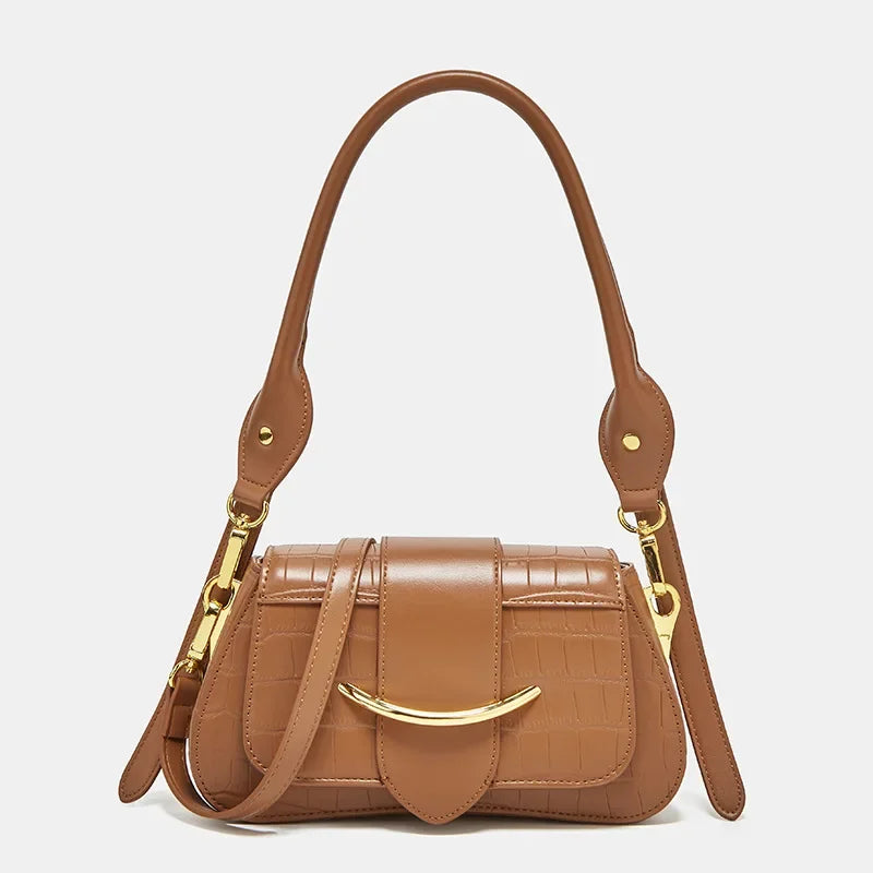 Luxury Leather Diaper Bag | Large Crossbody Tote for Women Diaper Tote Bag QXL