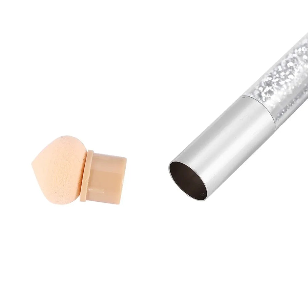 Double-End Ombre Nail Art Pen | 4 Sponge Heads & Gradient Nail Art Shading Pen QXL