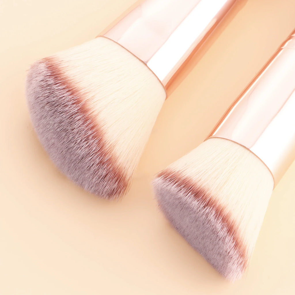 Ronshadow 4-Pc Dual-End Makeup Brush Set & Beauty Sponge Makeup Brush Set QXL