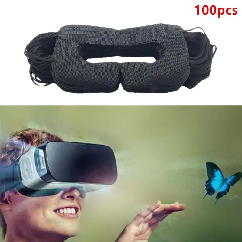 100-Pack Disposable Eye Mask Sweat Guards for VR Headsets Disposable Sweat Guard QXL