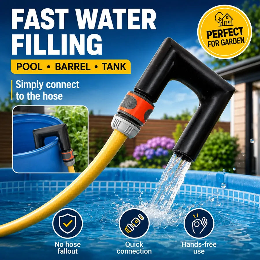 Pool Fill Hose Holder – Anti-Slip Bracket for Pool, SPA & Pond Pool Hose Bracket QXL