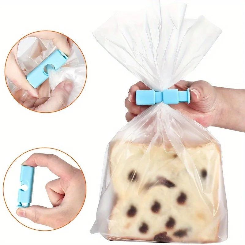 Food Sealing Clips | Bread & Bag Freshness Lock Press Clips Food Sealing Clips QXL