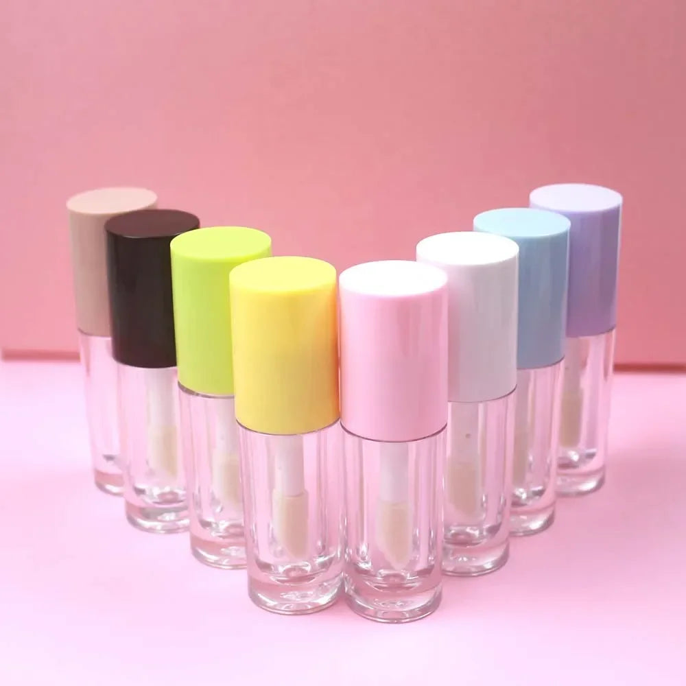 Empty Lip Gloss Tubes 6ml & 10ml | Clear Refillable PETG Bottles Lip Gloss Container QXL
