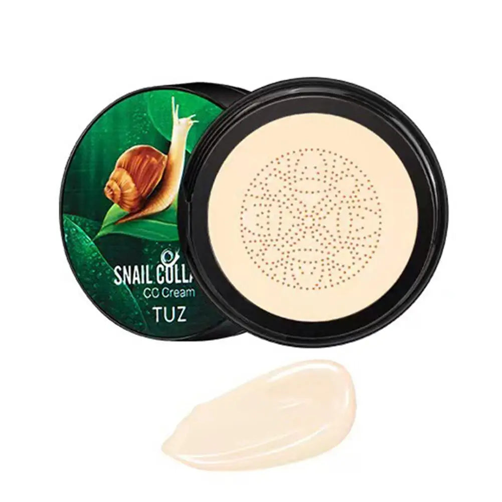 Snail Collagen CC Cream Mushroom Cushion Foundation & Concealer Cushion CC Cream QXL