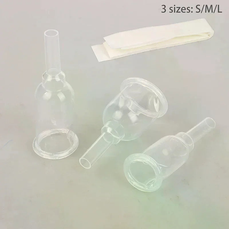 Silicone Male External Catheter Self-Adhesive | S M L External Catheter QXL