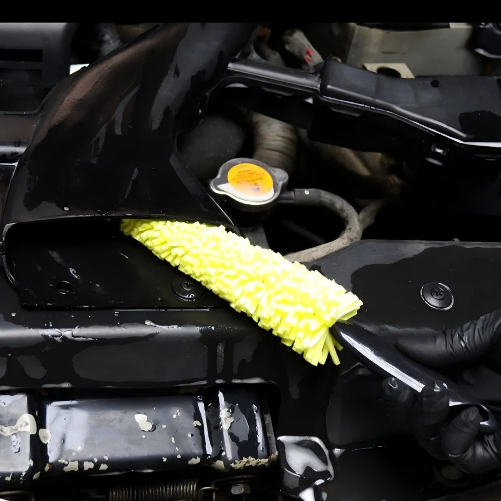 Heavy-Duty Car Wheel Rim Cleaning Tool | Auto Detailing Wheel Rim Cleaner QXL Default Title