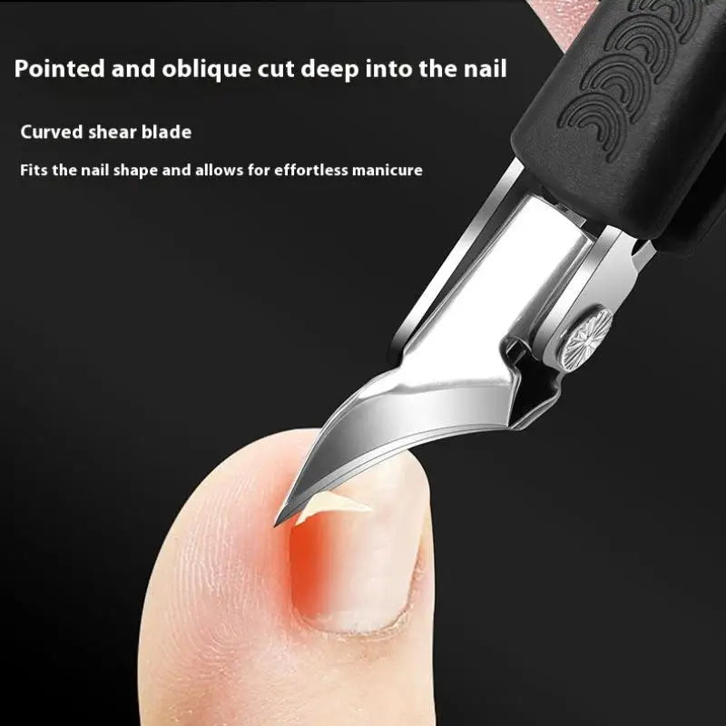 Slanted Stainless Steel Toenail Clipper | Anti-Splash Toenail Clipper QXL