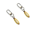 Banana Resin Keychain 2-Pack | Handmade Fruit Charm Keyring Novelty Keychain QXL D
