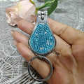 Diamond-Encrusted 2-in-1 Nail Clippers | Stainless Steel Nail Clipper QXL Lake Blue