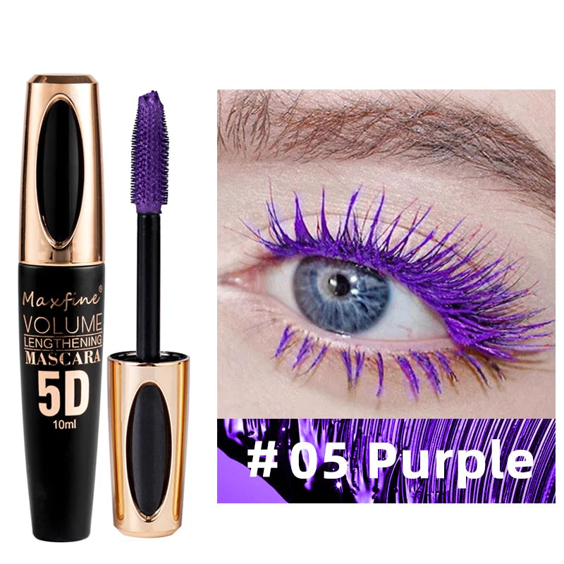 MAXFINE 5D Silk Mascara – Waterproof, Lengthening & Volumizing Waterproof Mascara QXL 05