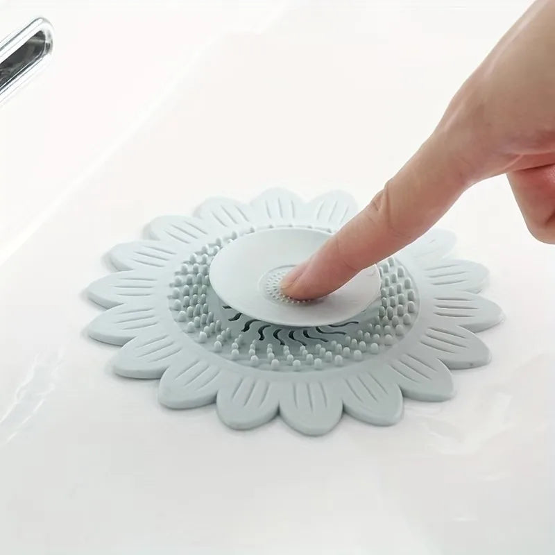 Silicone Drain Cover & Hair Catcher – Shower, Sink & Toilet Drain Hair Catcher QXL