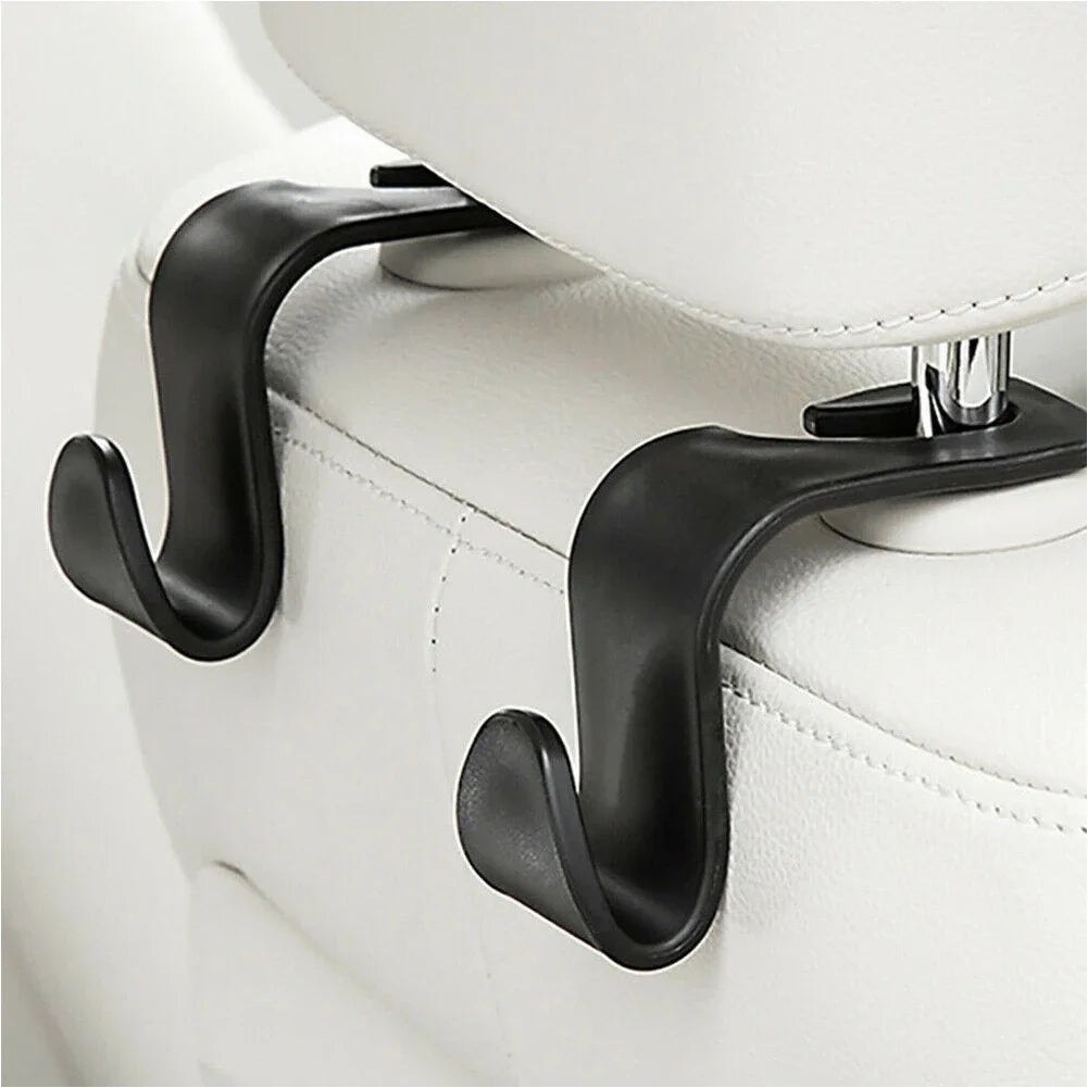 4-Pack Car Seat Headrest Hooks – Bag & Hanger Organizer Car Seat Hook QXL