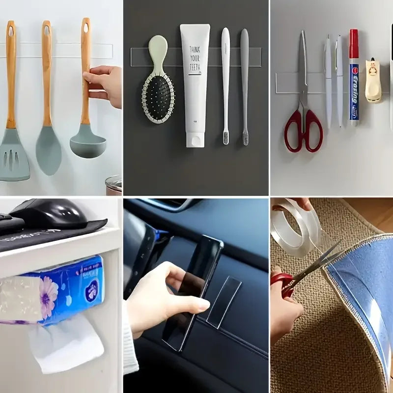 10M Nano Double-Sided Tape | Waterproof, Clear, No Residue Double-Sided Tape QXL