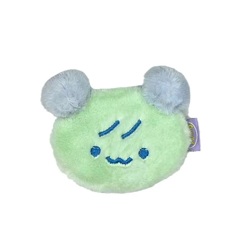 Cute Animal Plush Compact Mirror | 2-Sided Folding Travel Mirror Compact Travel Mirror QXL