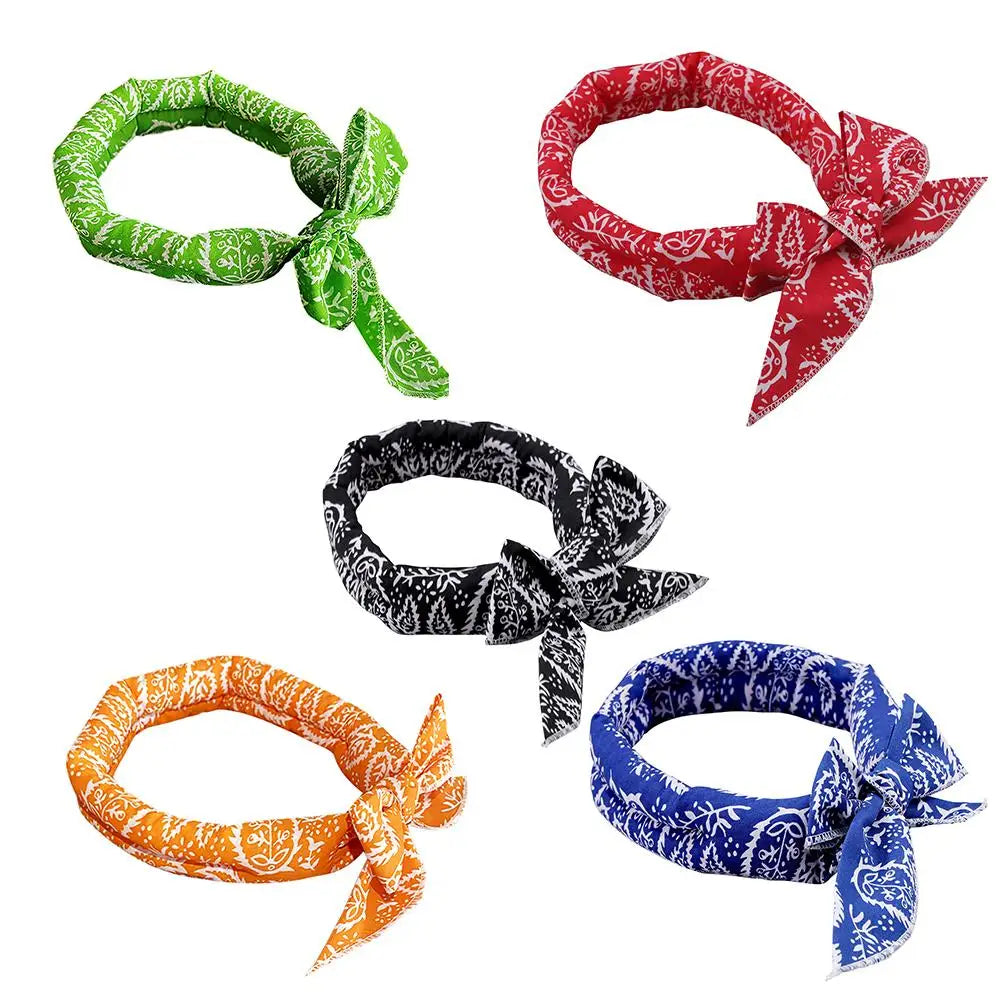 Pet Cooling Scarf for Dogs & Cats | Summer Neck Wrap Bandana Pet Cooling Bandana QXL