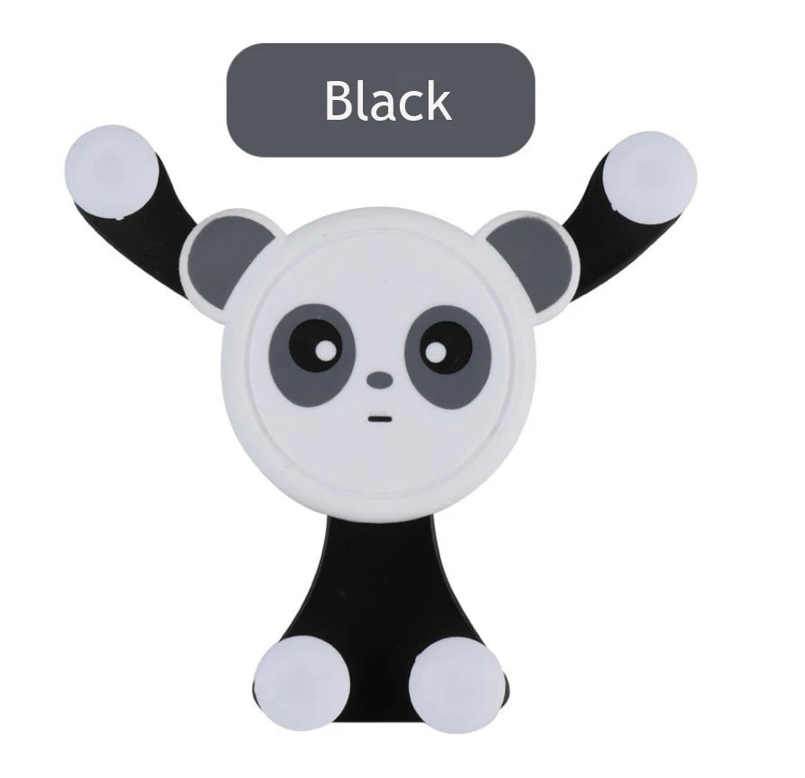 Gravity Bear Car Phone Holder – Air Vent Clip Mount Car Phone Mount QXL Black Bear