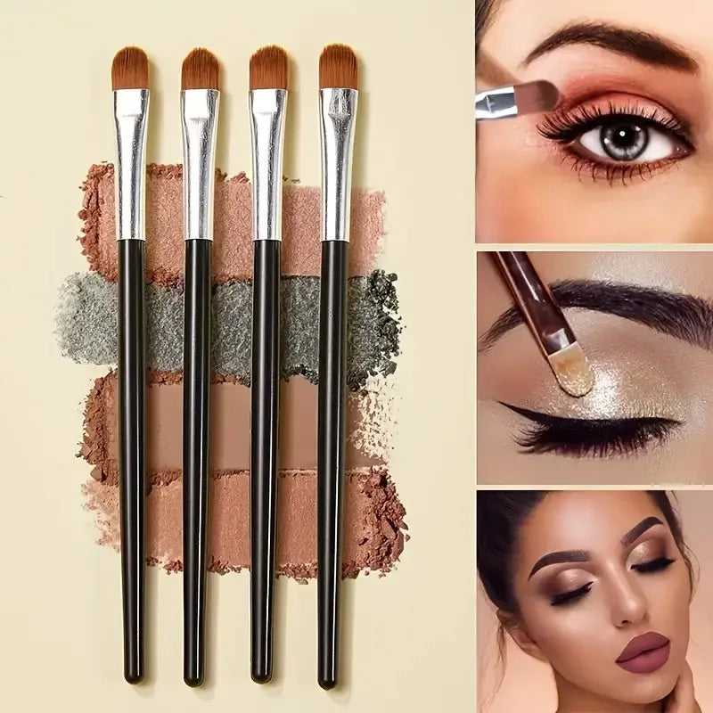 Ultra-Soft Eyeshadow Blending Brush Set | 1, 3 or 4 Pcs Eyeshadow Brush Set QXL