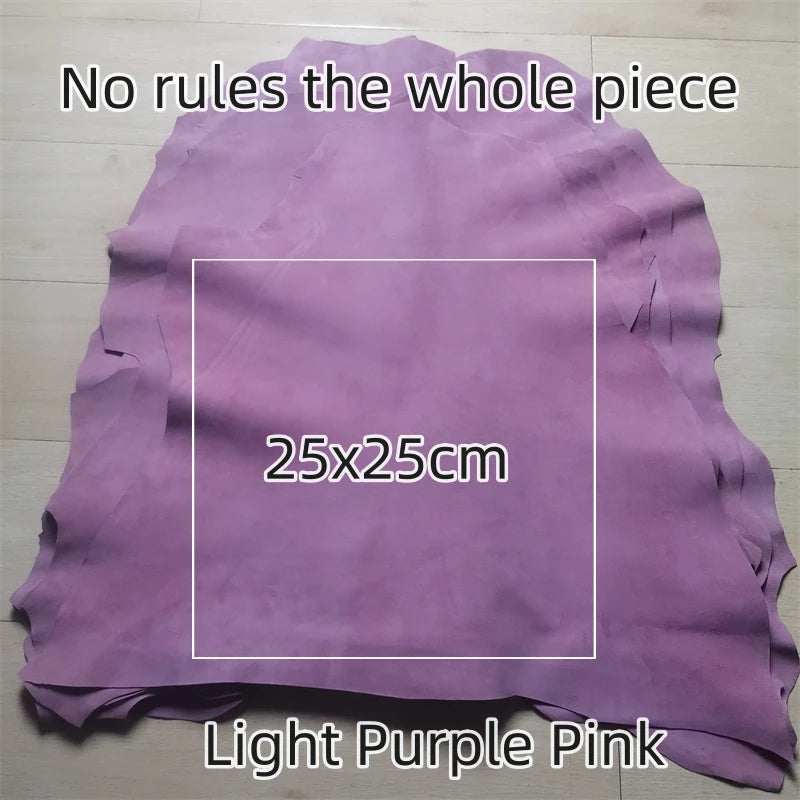 Genuine Sheepskin Leather Fabric 0.6–1mm Purple Pink DIY Craft Leather Craft Fabric QXL