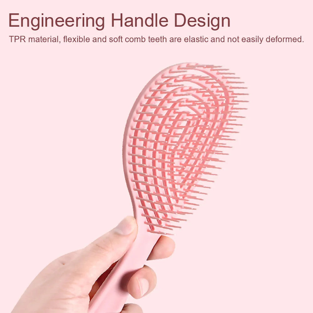 Anti-Static Hollow Rib Comb | Dry & Wet Detangling Comb Hair Detangling Comb QXL