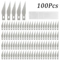 Stainless Steel Scalpel Blades 20/50/100-Pack | Hobby Carving Scalpel Blade Set QXL 100pcs