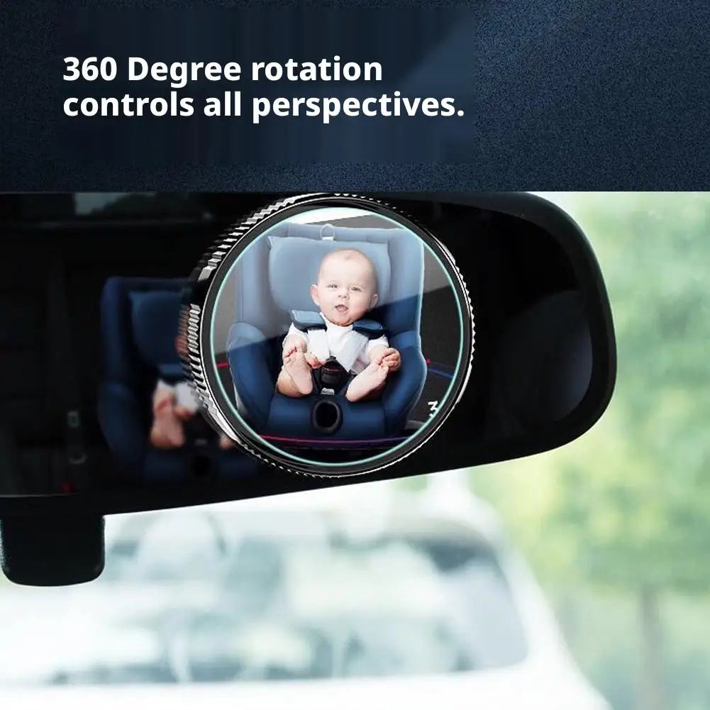 360° Wide-Angle Blind Spot Rearview Mirror 2-Pack | HD Clip-On Blind Spot Mirror QXL