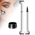 VERONNI 2-in-1 Lower Lash Stamp & Waterproof Eyeliner Set Eyeliner Lash Stamp QXL 02 brown